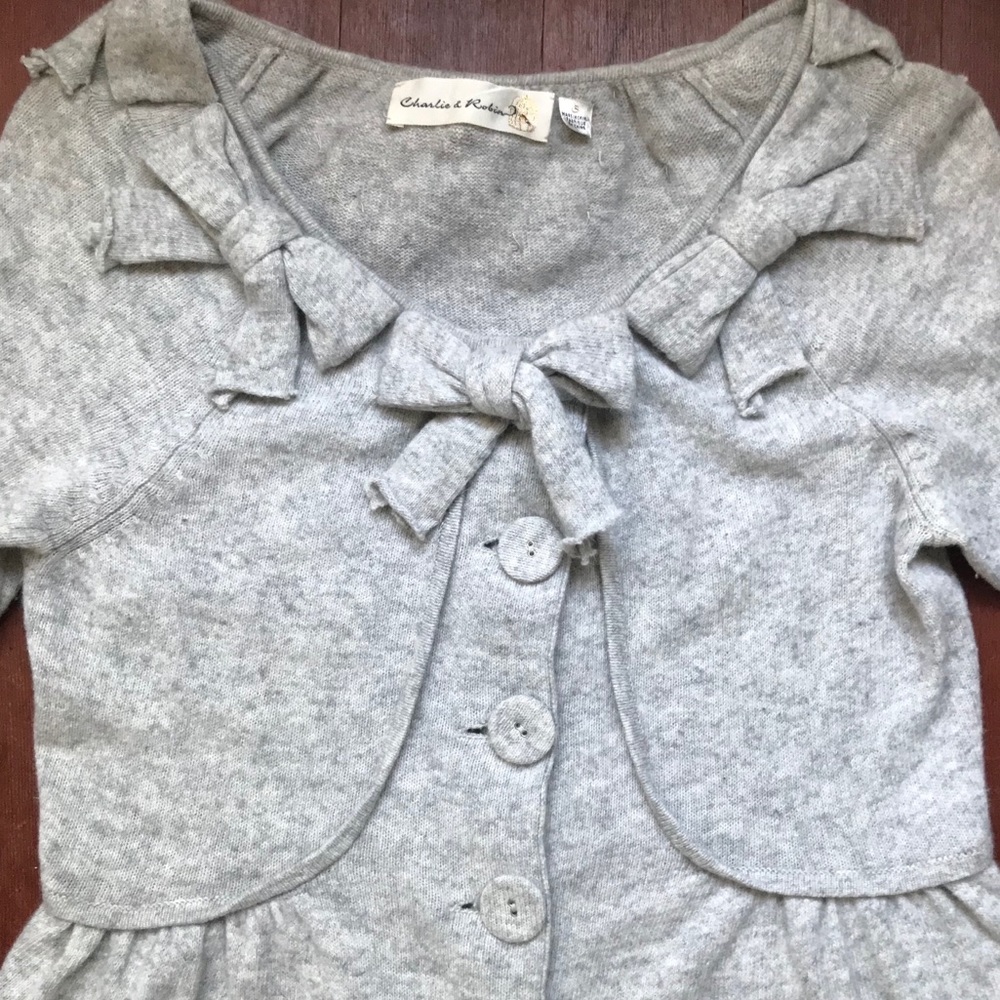 Charlie & Robin Bow Cardigan